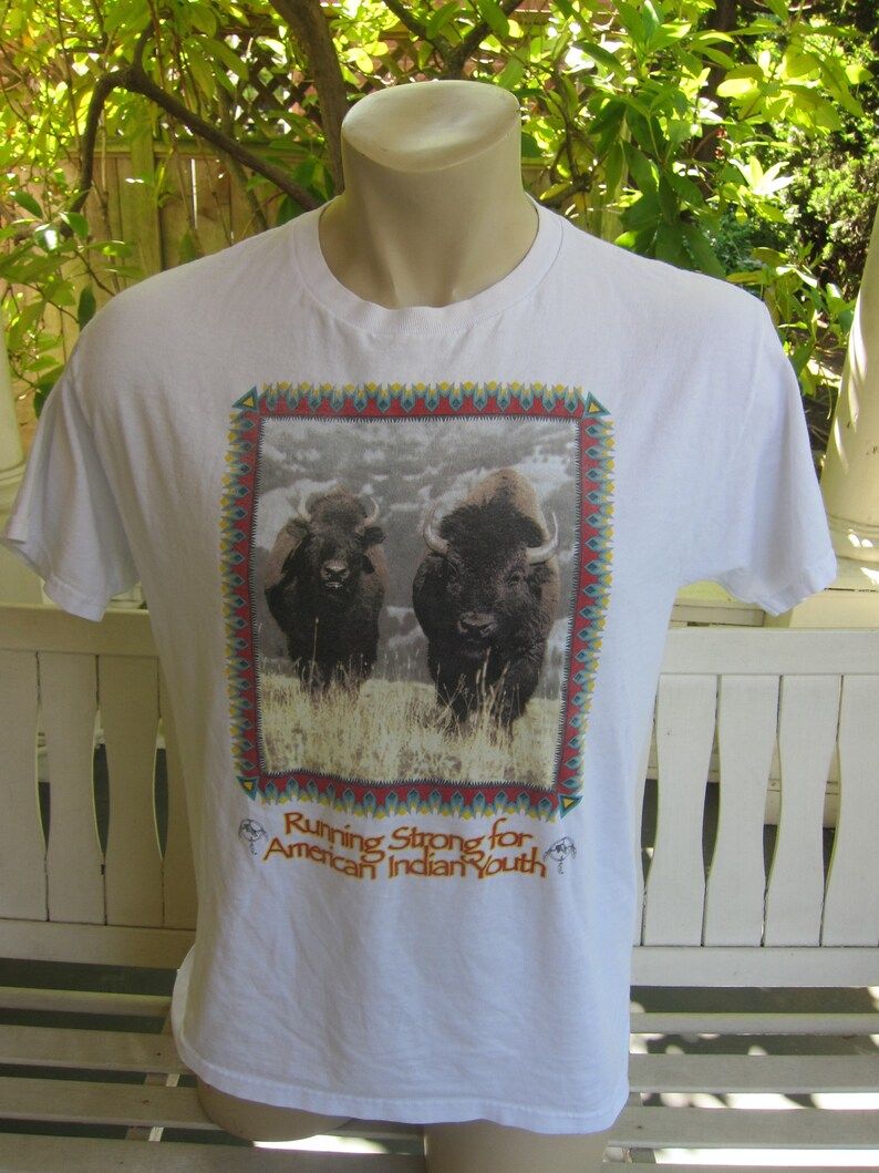 Native American Indian Buffalo Shirt Single Sided