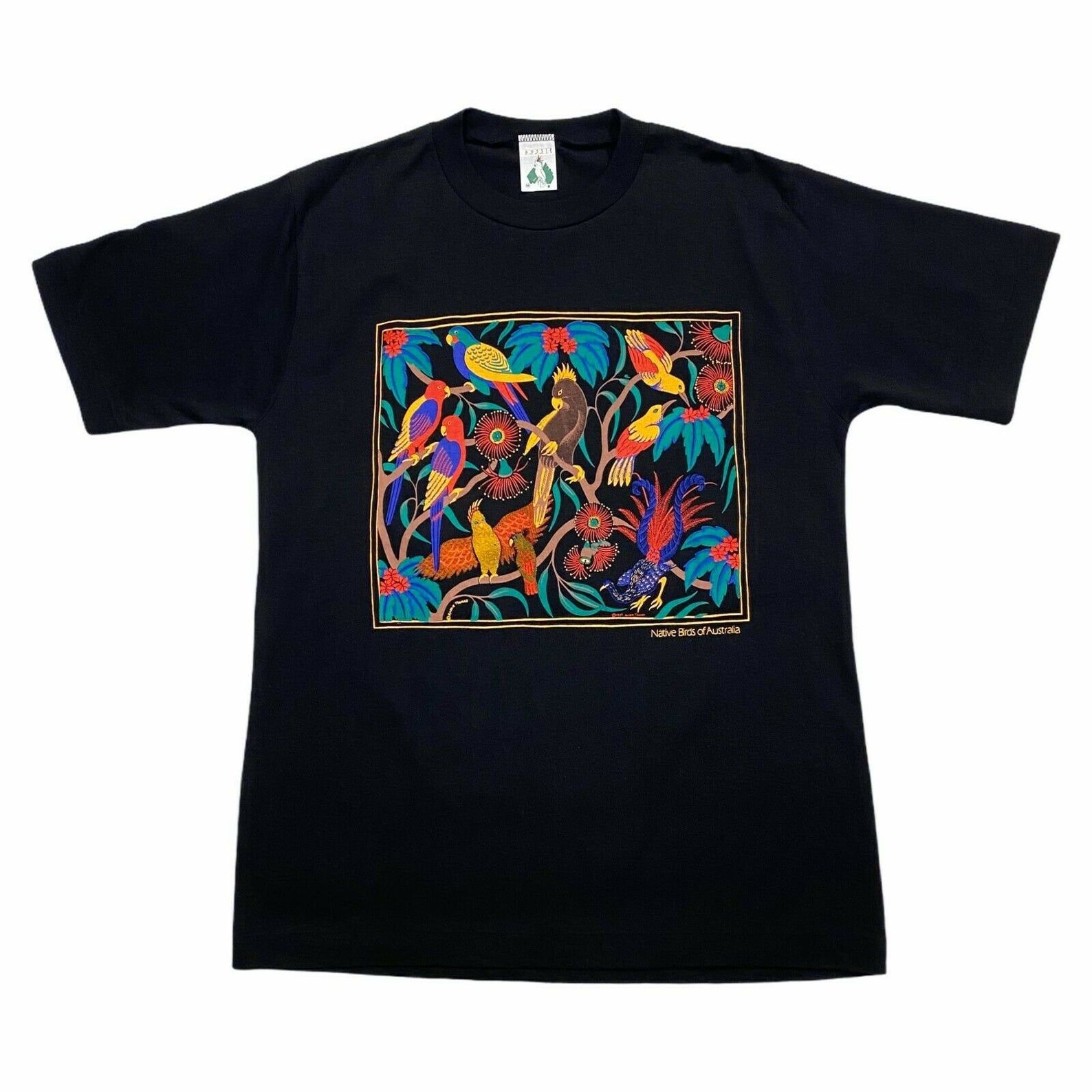 Native Birds Of Australia Tshirt | Vintage 80S Single Stitch Nature Wildlife Vtg