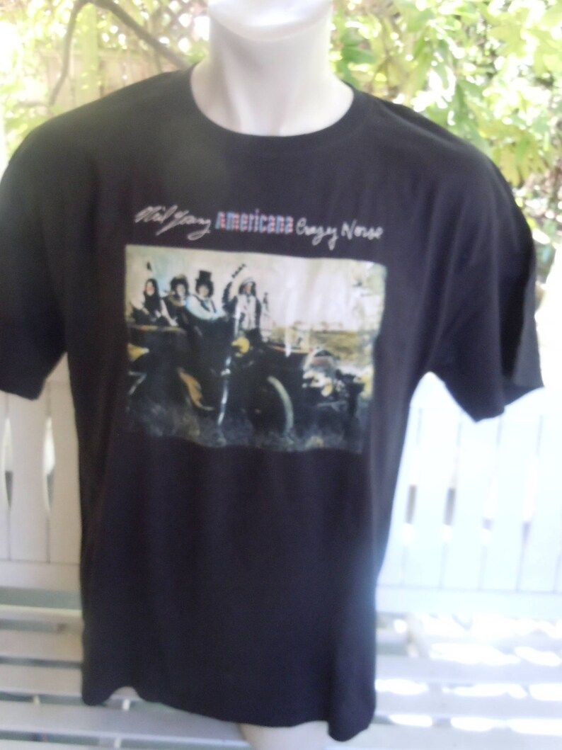 Neil Young Crazy Horse Shirt Single Sided