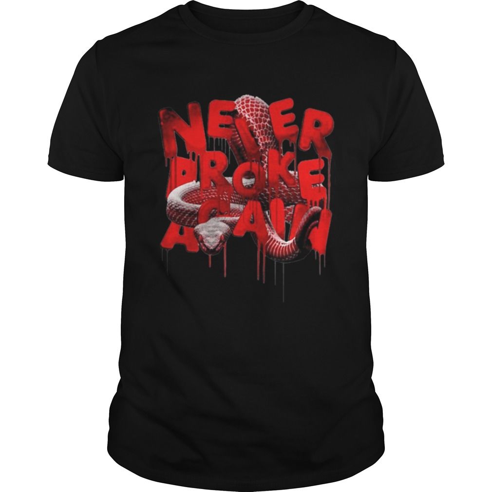 Never broke again snake shirt