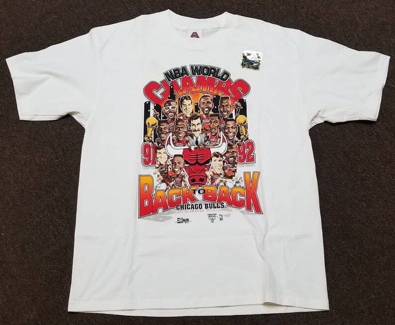 New Large 1992 Chicag Bulls Salem Sportswear Shirt