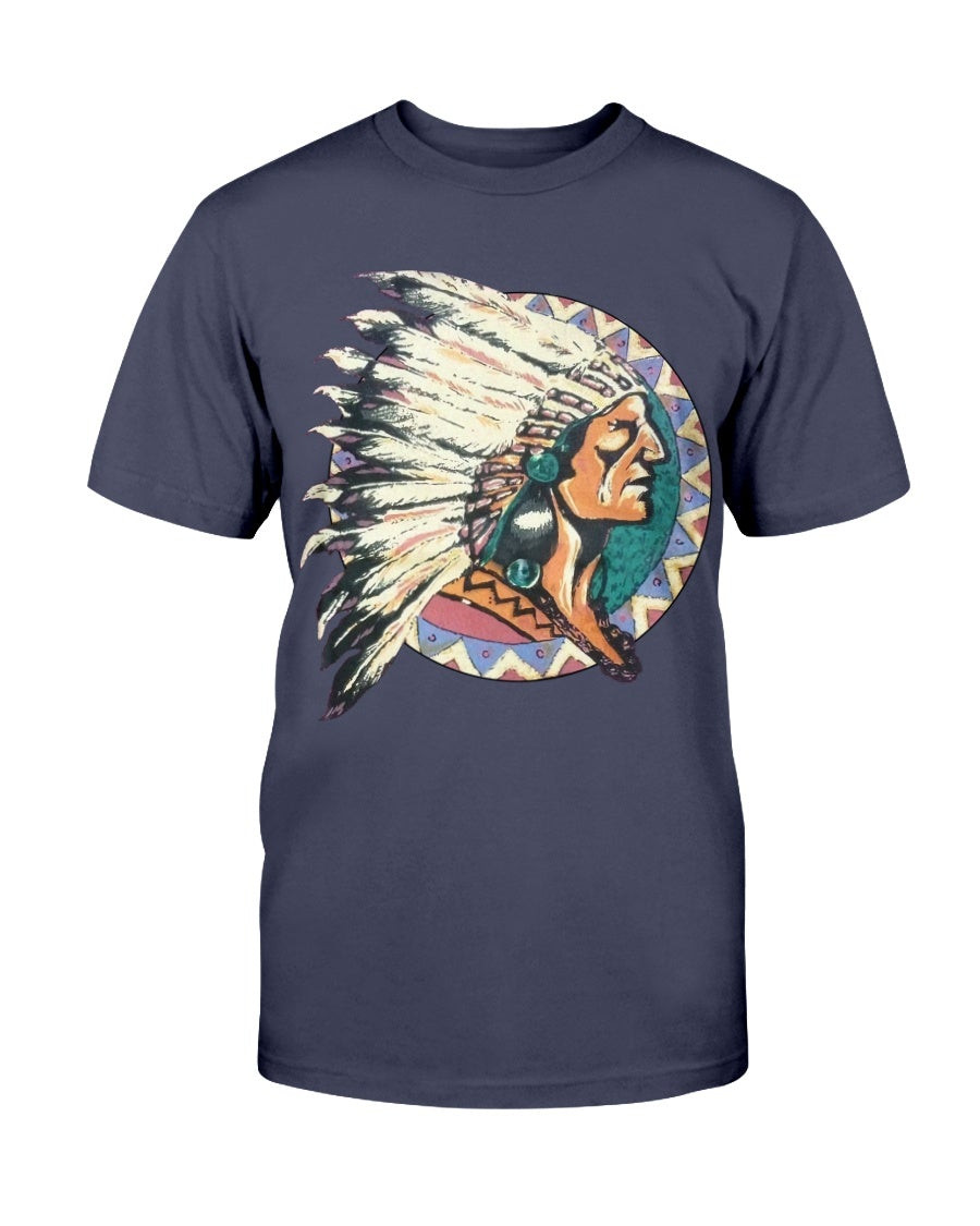 New Vintage Polo Country Indian Head Ralph Lauren Ski Sportsman Rare Stadium T Shirt 090421