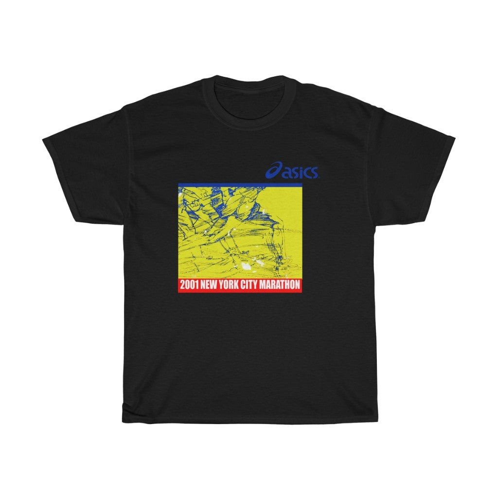 New York City Marathon T Shirt Vintage 2001 Nyc November 4 Race Unisex Heavy Cotton Tee 211015