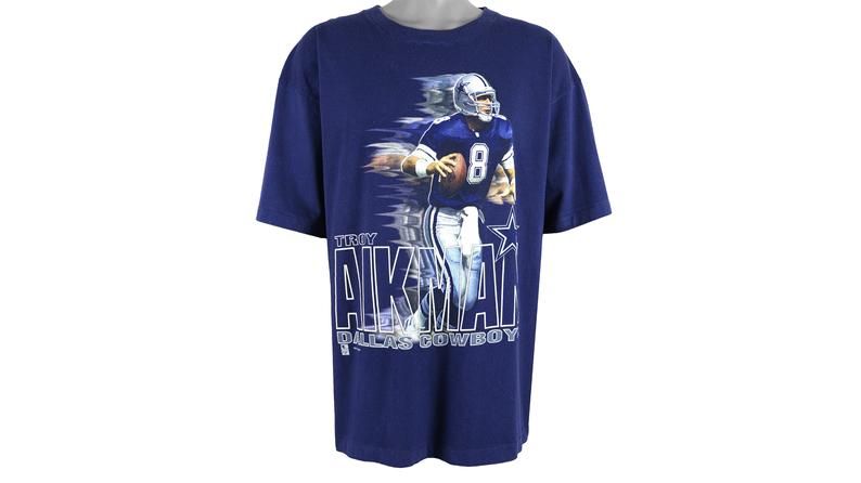 Nfl Dallas Cowboys Troy Aikman 8 1995 Shirt