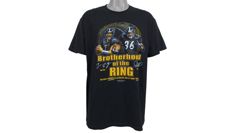 Nfl Steelers Brotherhood Of The Ring Big Ben And The Bus 2006 Shirt
