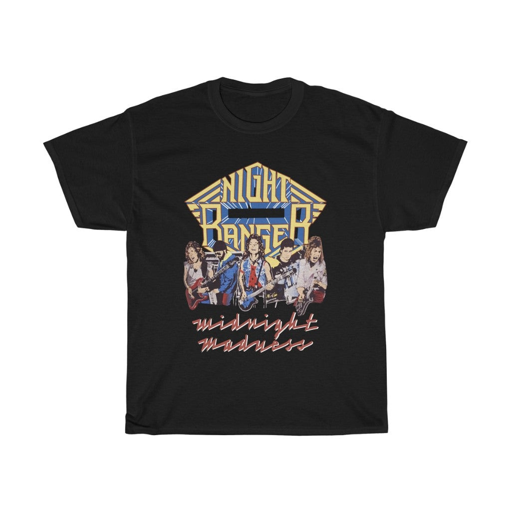 Night Ranger T Shirt Vintage 80S 1983 1984 Midnight Madness Tour Tee 211123