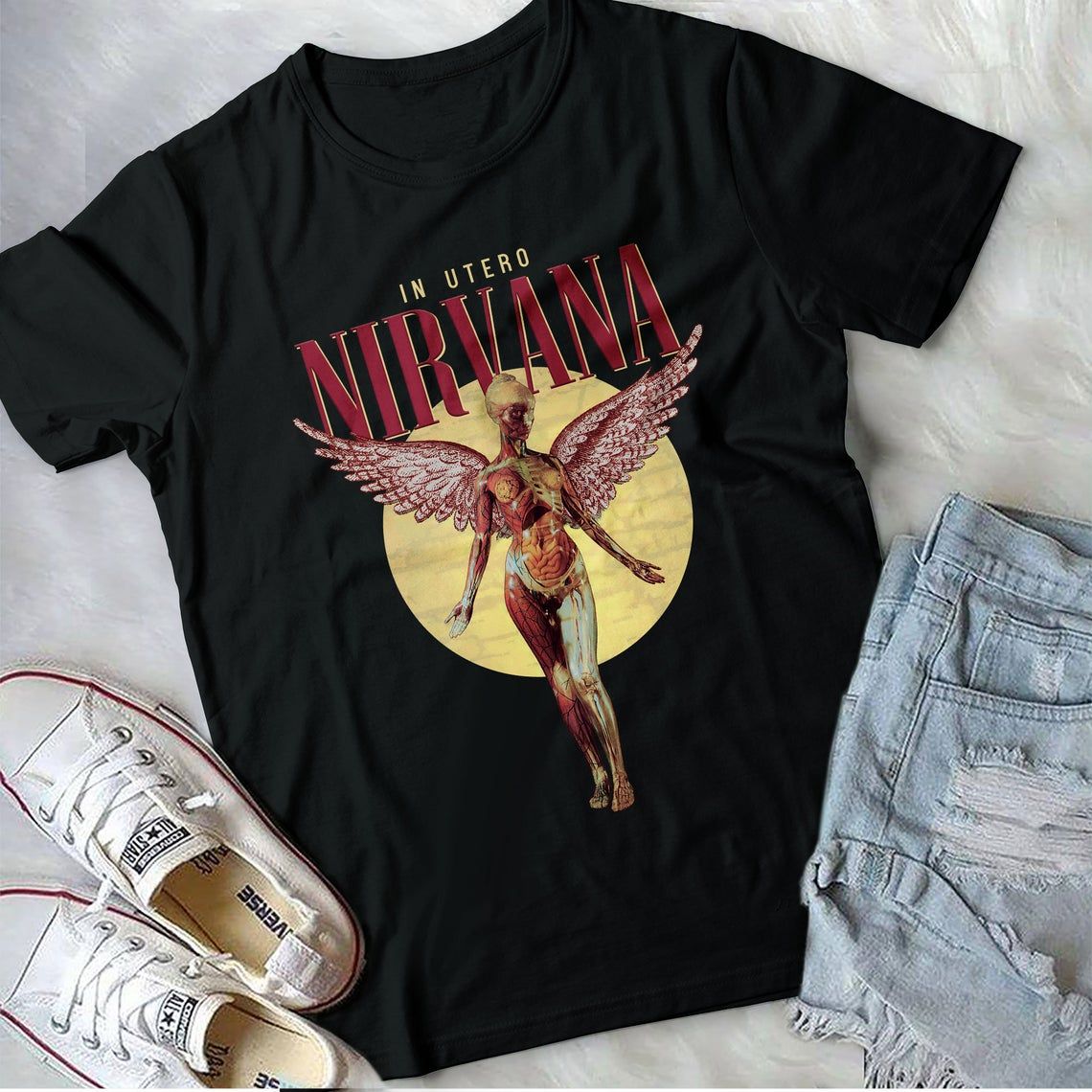 Nirvana Angel In Utero Shirt