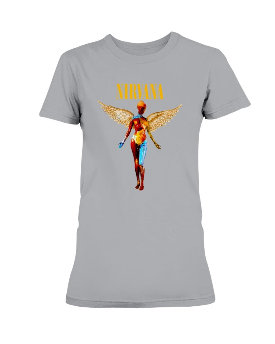 Nirvana In Utero Vintage Band Ladies T Shirt 211130