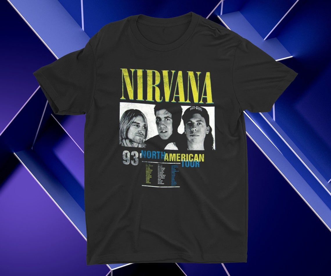Nirvana North American Tour 1993 Vintage shirt