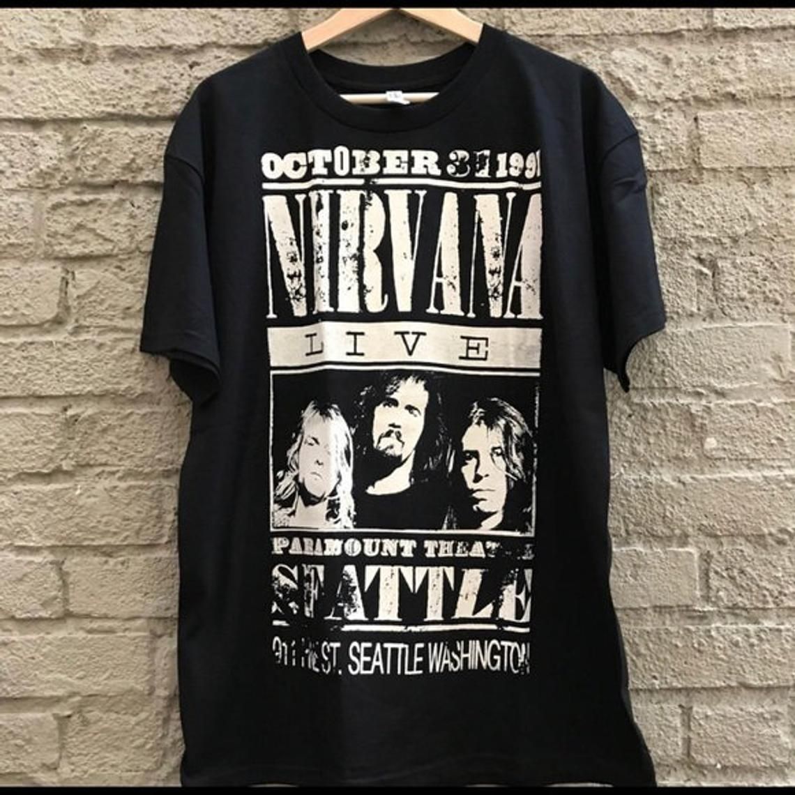 Nirvana Seattle Concert October 31 1991 Shirt