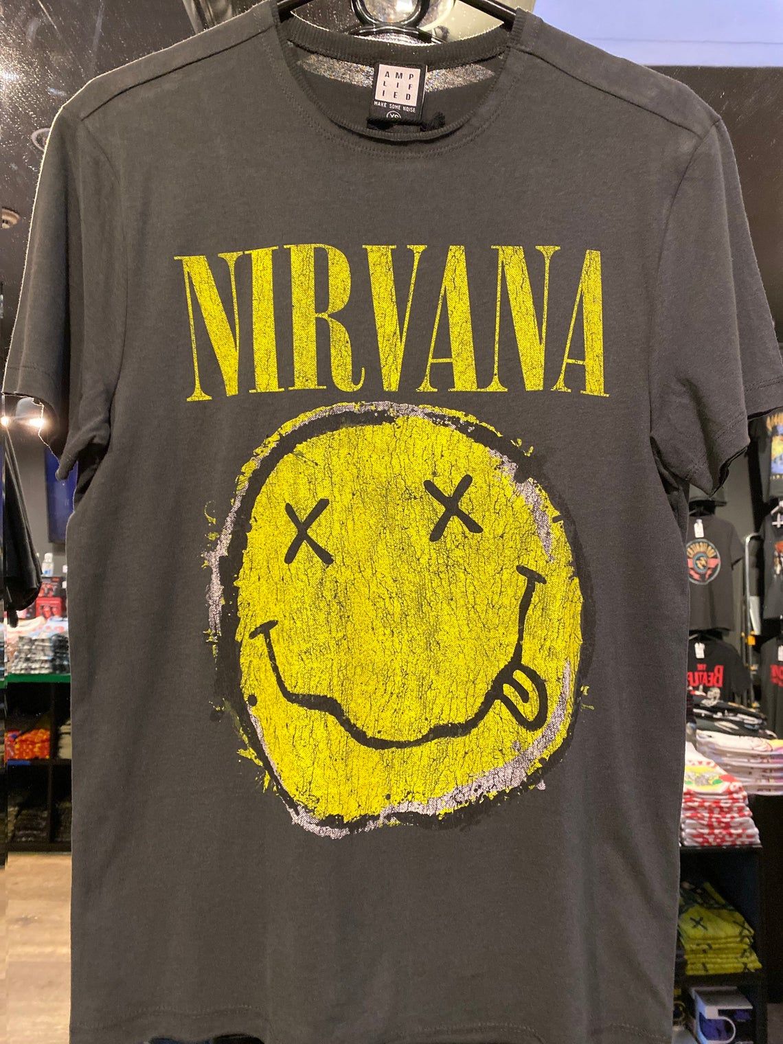 Nirvana Smiley logo Shirt nirvana smiley logo shirt