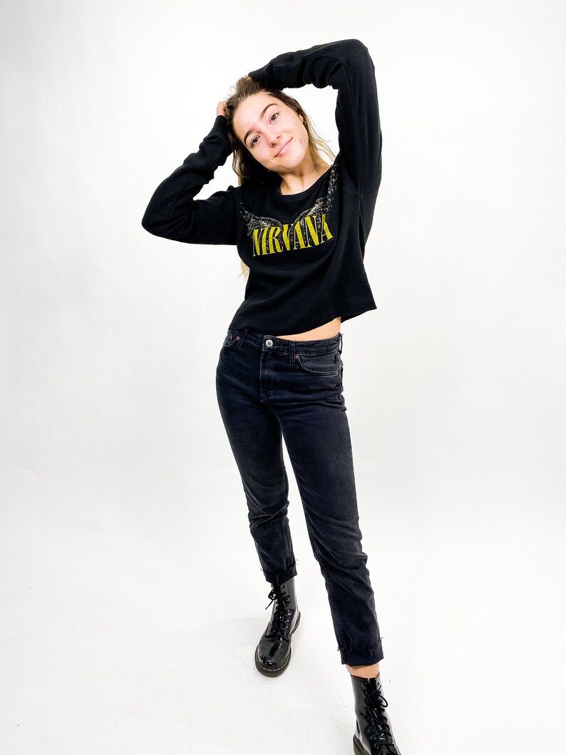 Nirvana Vintage Thermal Tee