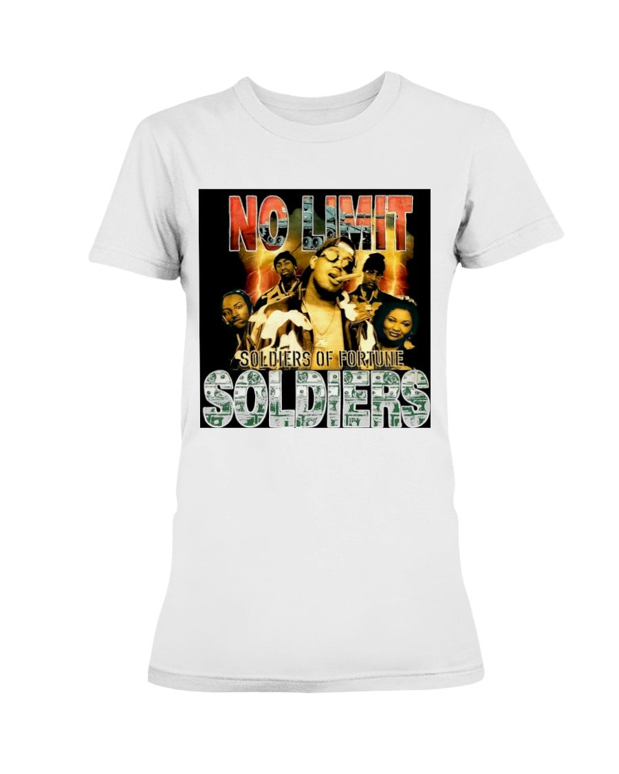 No Limit Soldiers Master Ladies T Shirt 211014
