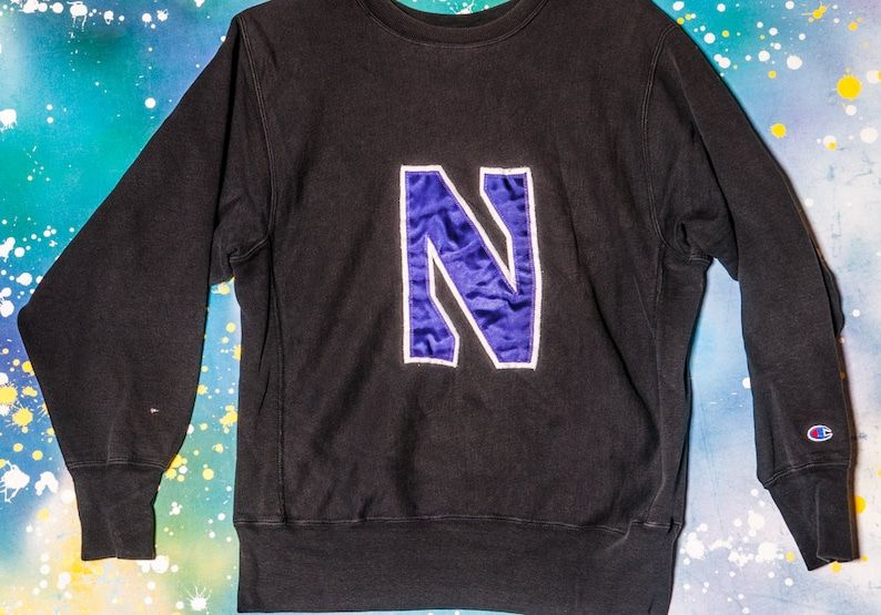 Northwestern University Champion Reverse Weave Sweatshirt