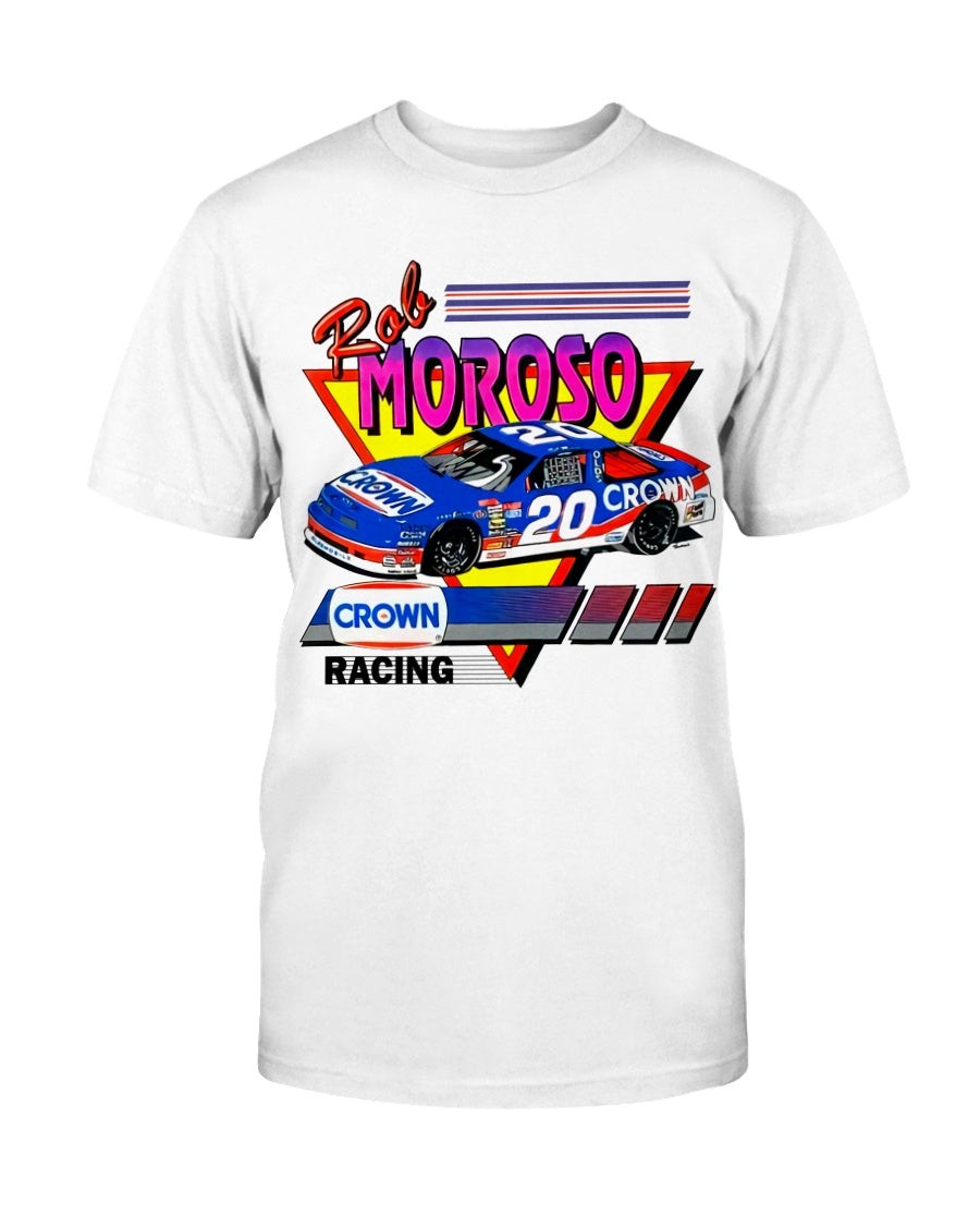 Nos Vintage Rob Moroso Crown Nascar Winston Cup T Shirt 082021