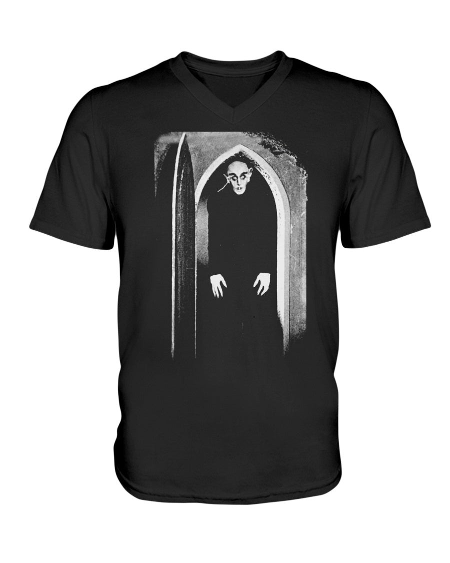 Nosferatu Vampire Dracula Classic Horror Movie V Neck T Shirt 211005