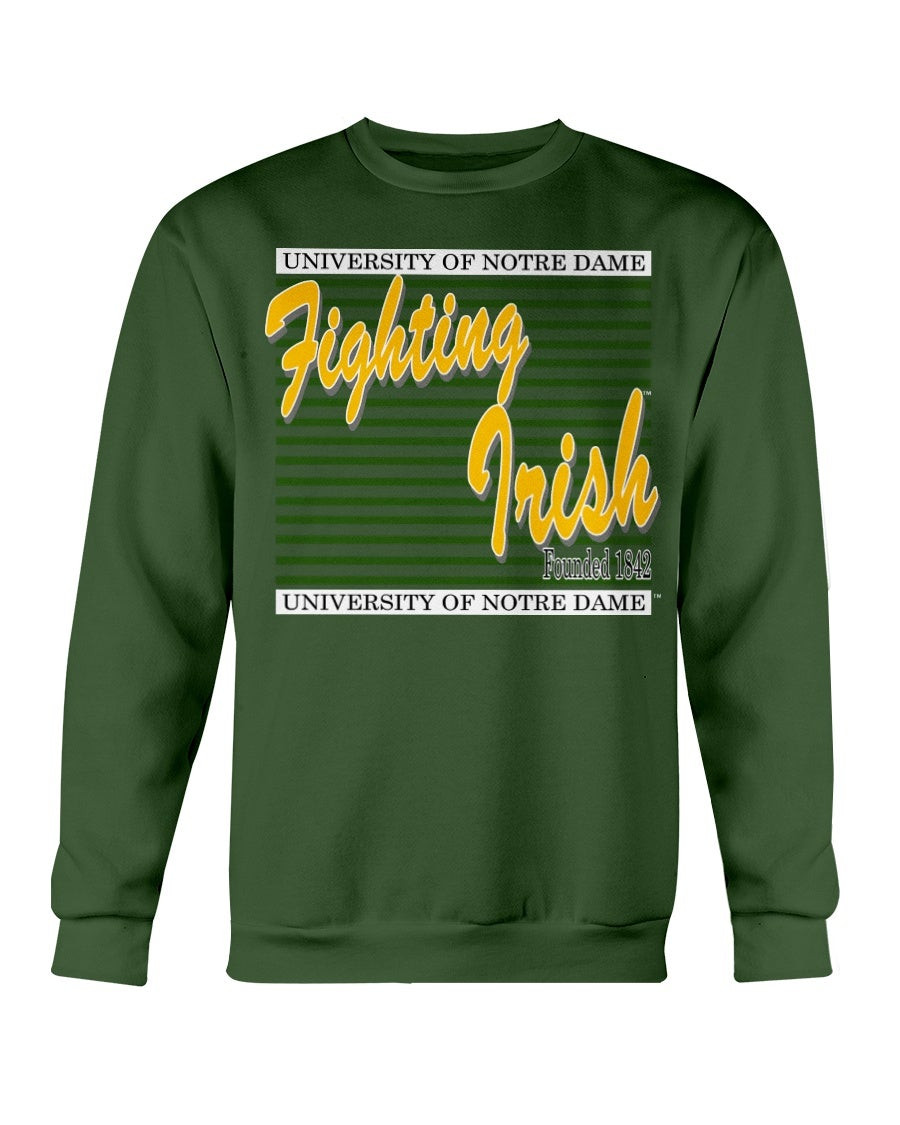 Notre Dame Fighting Irish Green Sweatshirt 211126