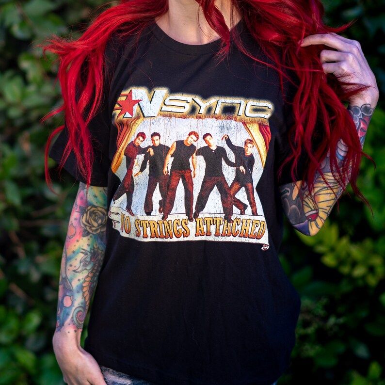 Nsync No Strings Attached Boyfriend Tee