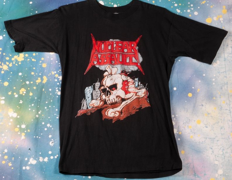 Nuclear Assault 1990 Road To Hell Tour Rock Thrash Punk Metal