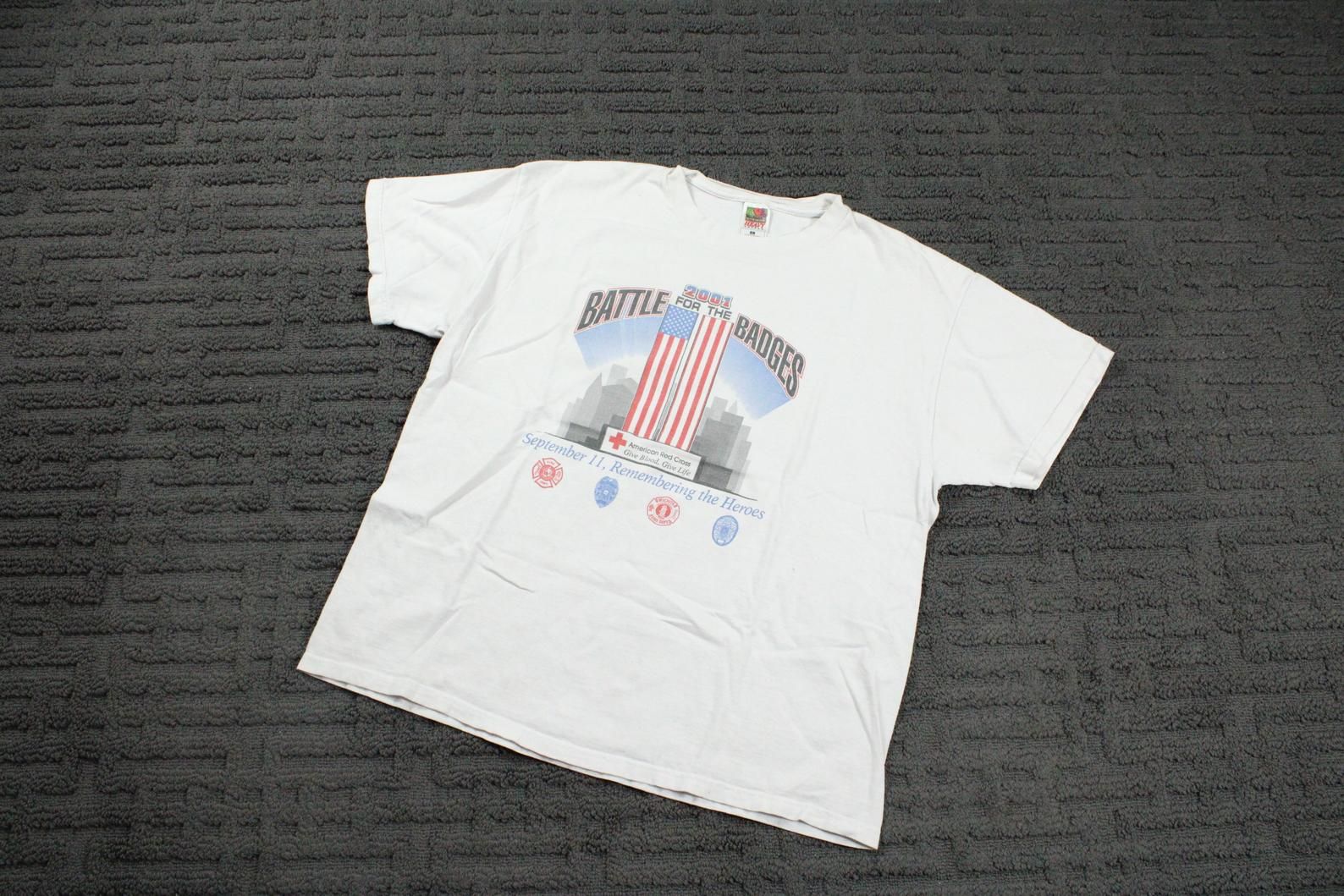 Nyc 911 T-Shirt / Vintage New York City Usa Tee / City Of The World Graphic Promo Shirt / 90S Hip Hop Clothing