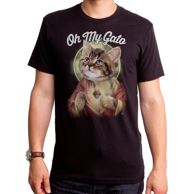 Oh My Gato Mens T Shirt Rare Design Shirt