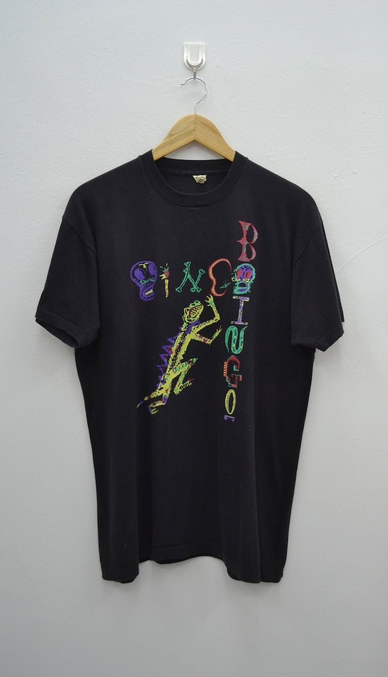 Oingo Boingo Shirt Vintage 80S Oingo Boingo Dead Mans Punk Tour 85 Made In Usa Tee T Shirt