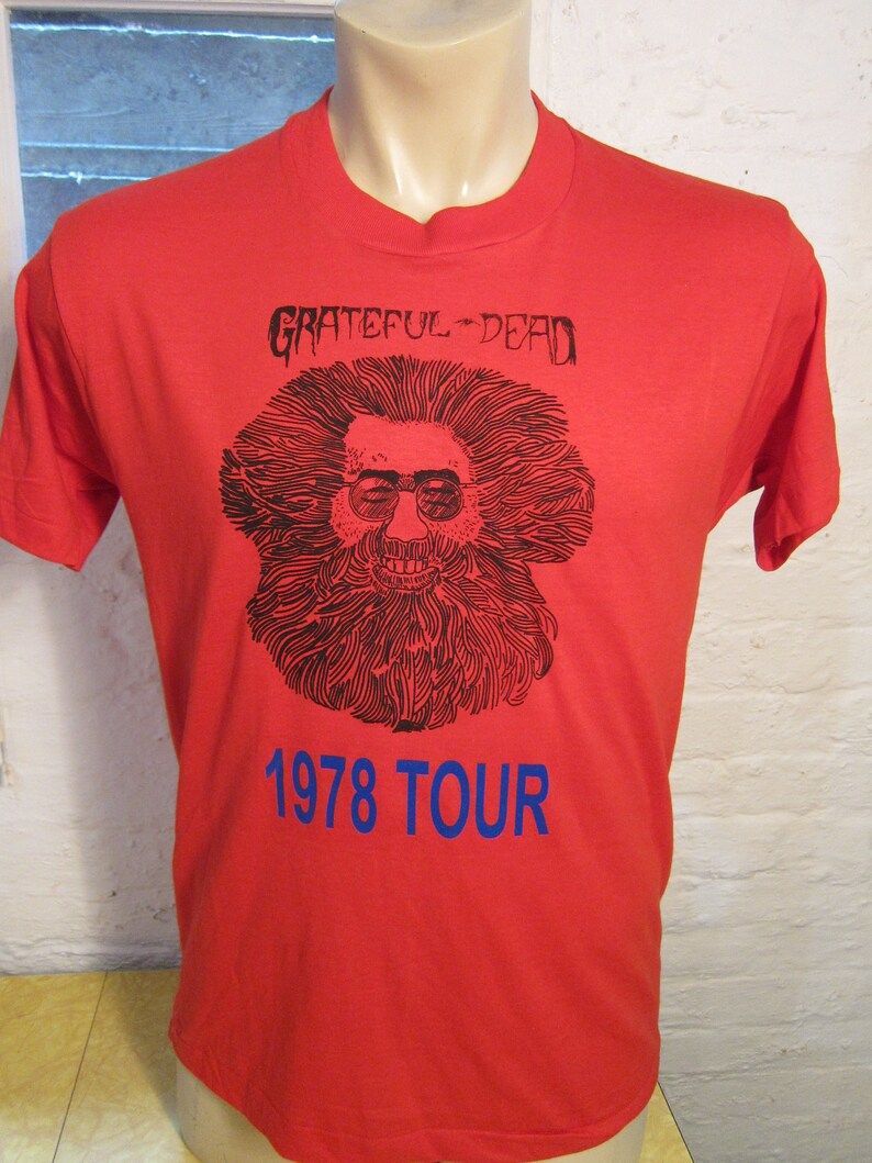 Old Stock Dated 1978 Grateful Dead Shirt Deadstock Unworn Single Sided Screen Stars