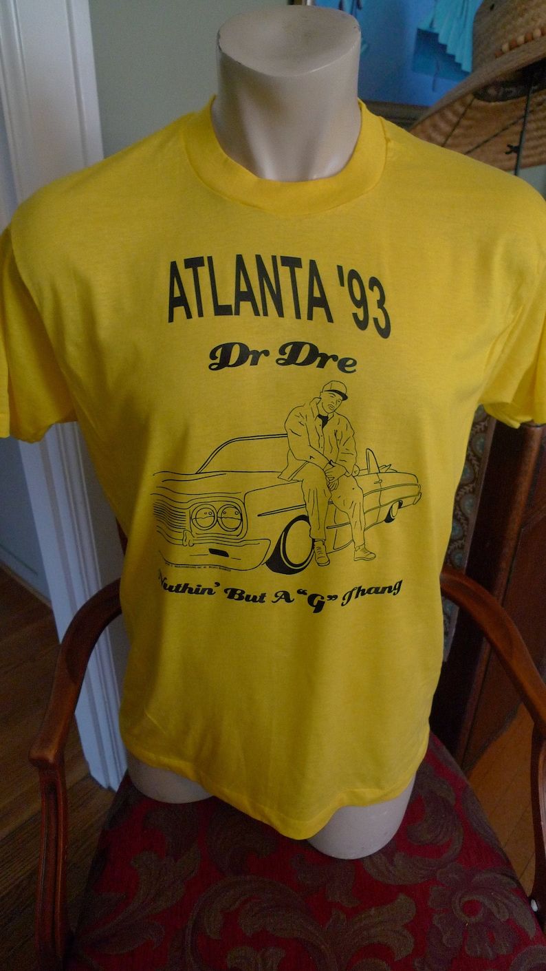 Old Stock Dated 1993 Dr Dre Shirt Screen Stars Single Sided Single Stitched C Licensed By Dimples 1992