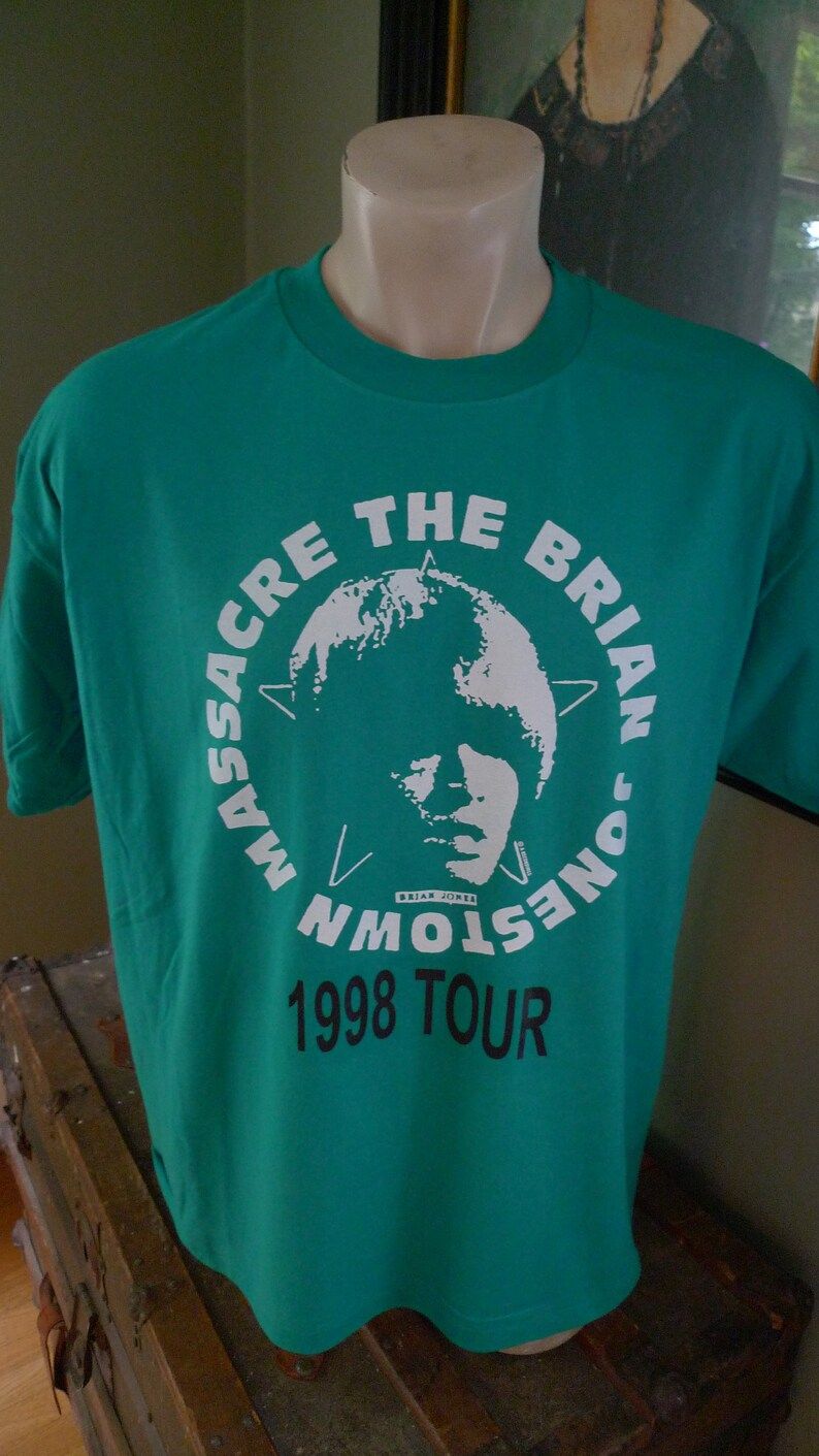 Old Stock Dated 1998 Brian Jonestown Massacre Shirt Single Stitched Single Sided C Licensed By A Recordings 1998