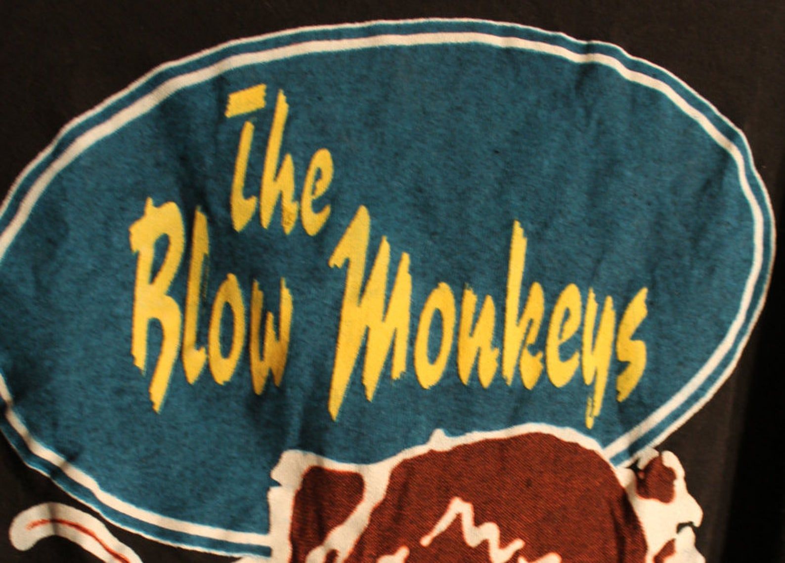 On !! Blow Monkeys Concert T Shirt! On !! Vintage 1986 T Shirt! Blow Monkeys Animal Magic Tour 1986