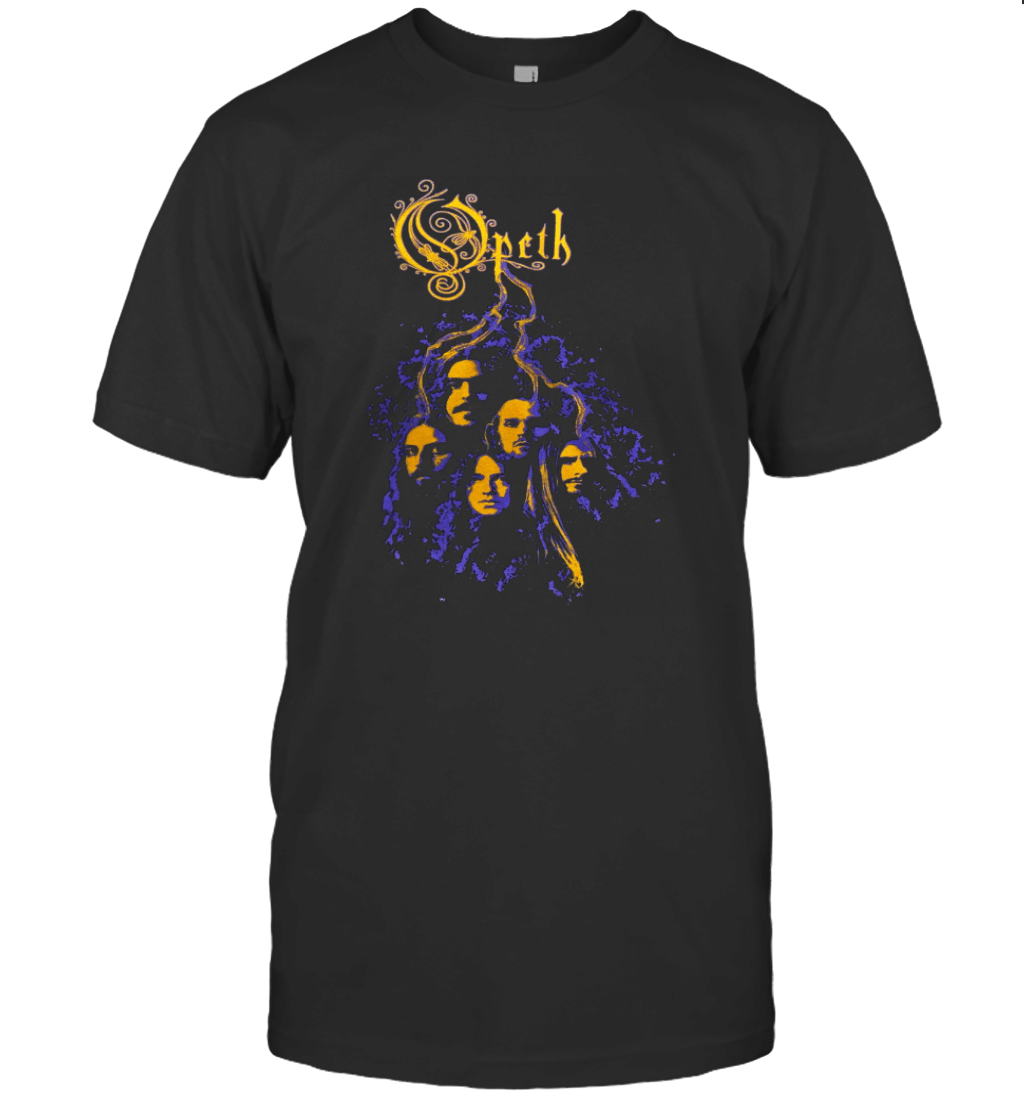 Opeth Men'S Faces T Shirt T-Shirt