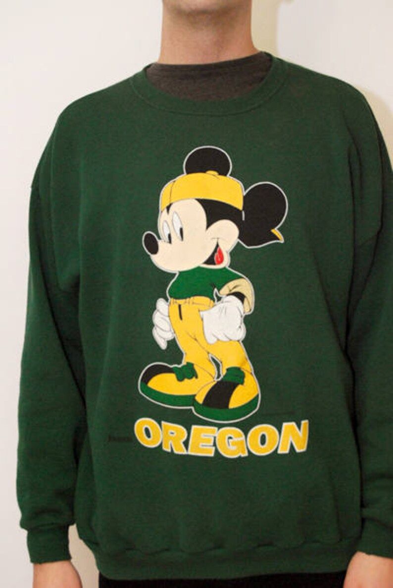 Oregon Ducks Sweatshirt 2Xl Vintage 90S Mickey Mouse Football University Uo College Walt Disney Portland Pdx Xxl 2X Sweater Jumper Top oregon ducks sweatshirt 2xl vintage 90s mickey mouse football university uo college walt disney portland pdx xxl 2x sweater jumper top uszjo