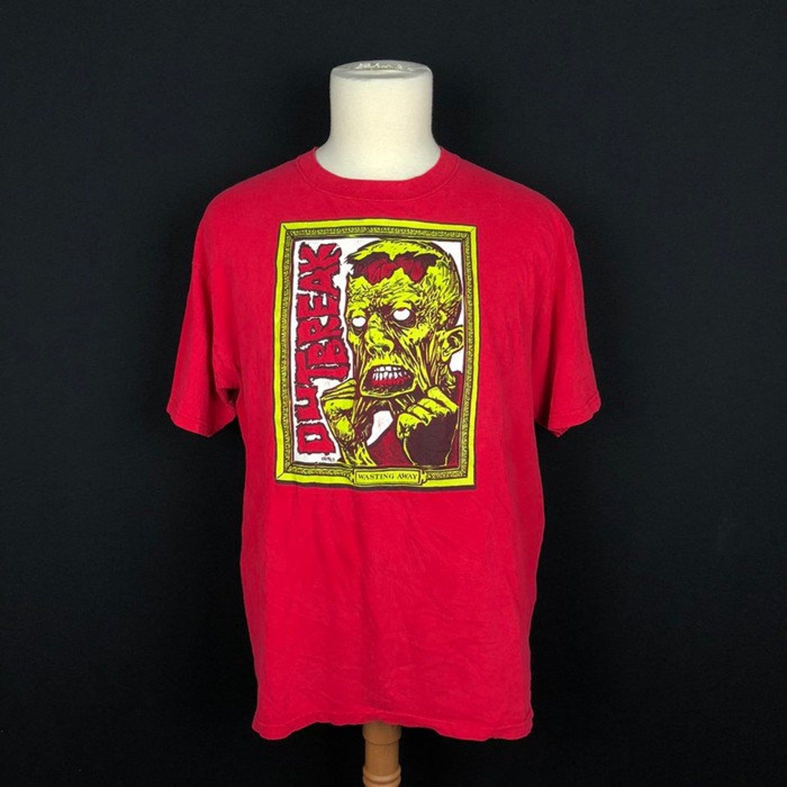 Outbreak Band Tshirt Wasting Away Promo