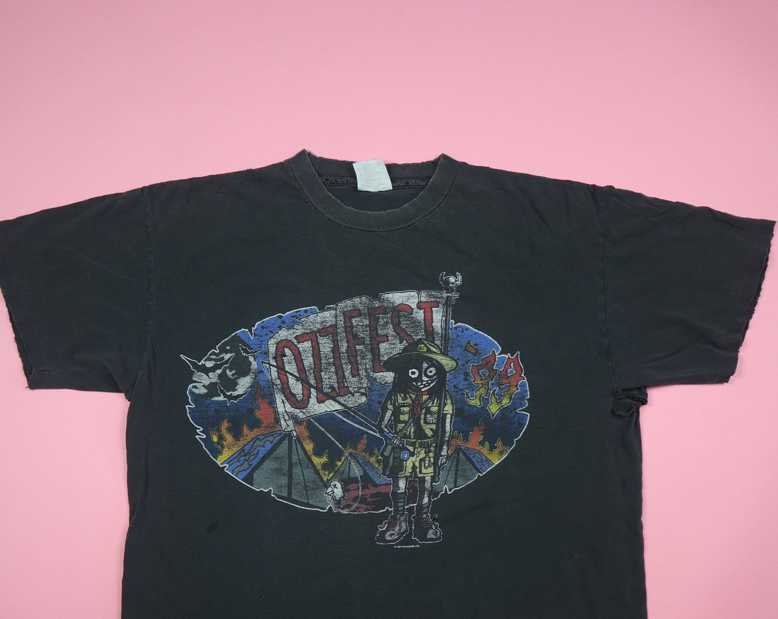Ozzfest Slayer Deftones Rob Zombie Slipknot 1999 Vintage Tshirt