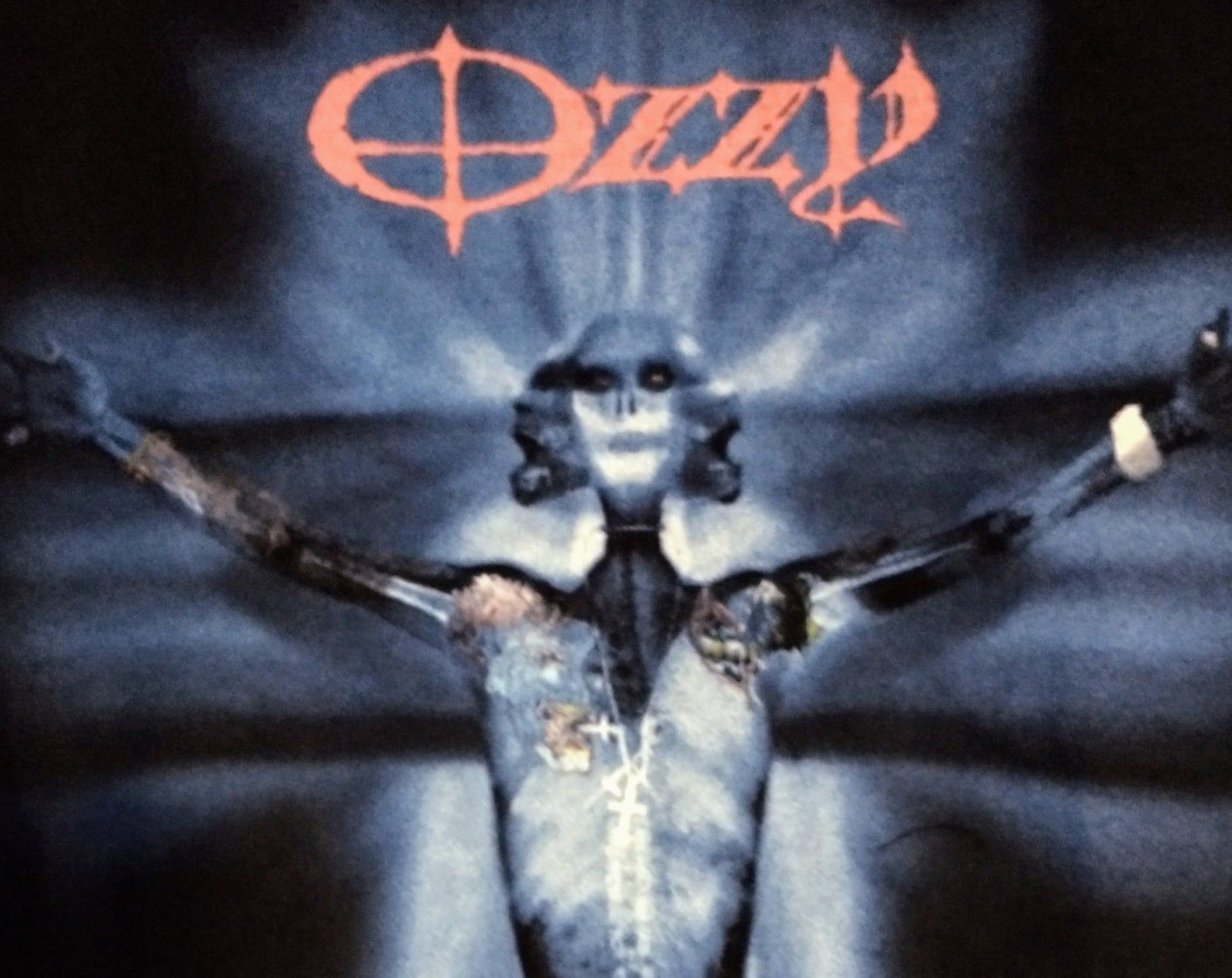 Ozzy Osbourne T Shirt! Vintage '01! Ozzy Merry Mayhem Tour Rob Zombie! Mudvayne! Rare W/33 City Itinerary Listed Played 20!