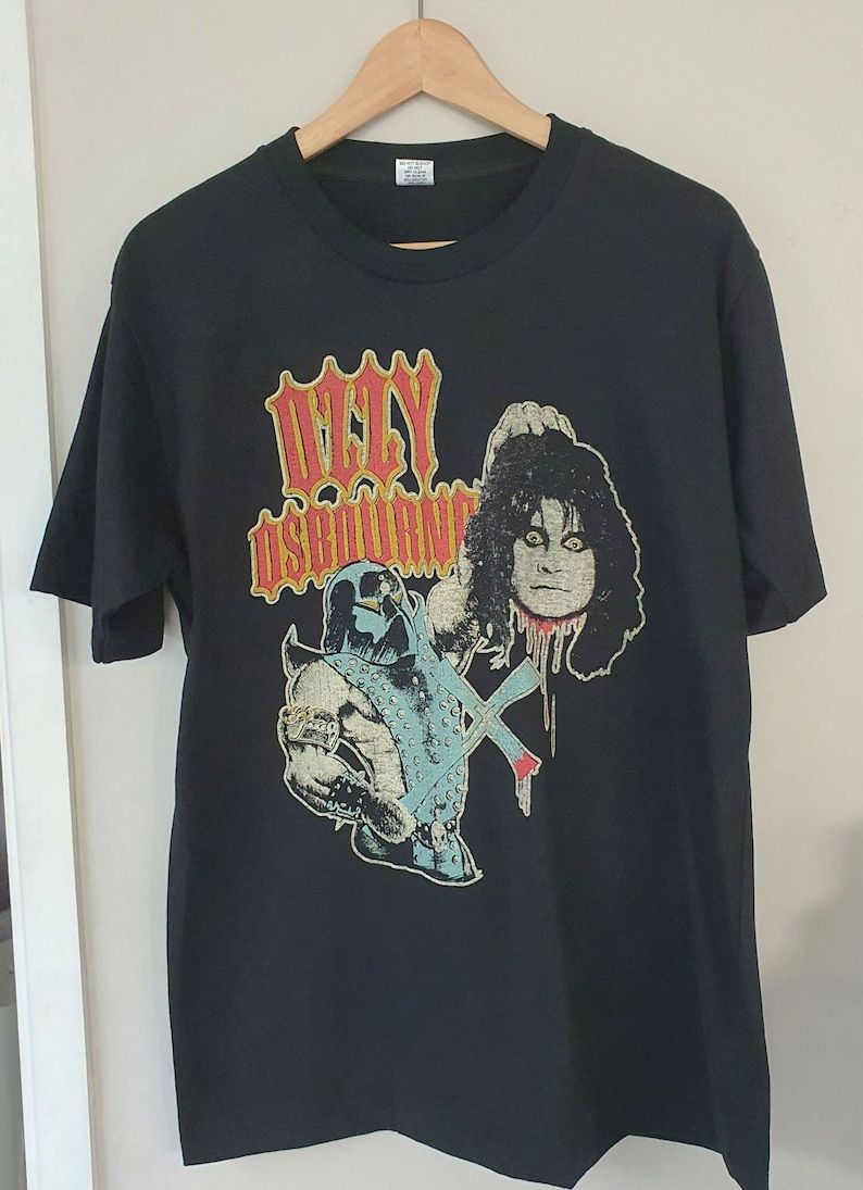 Ozzy Osbourne T Shirt Vintage Look Retro T Shirt