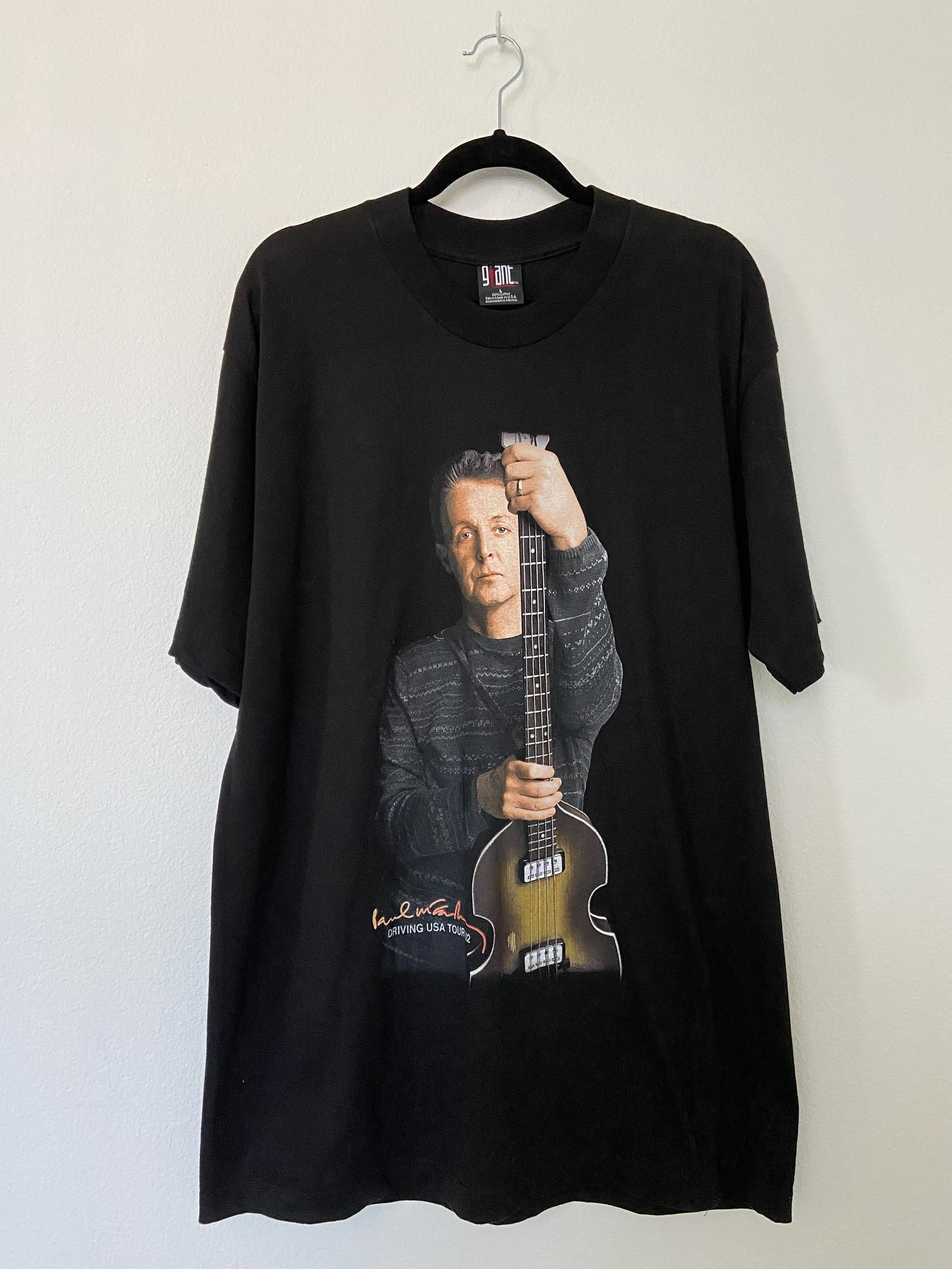 Paul Mccartney Driving Usa Tour 2002 Concert T-Shirt