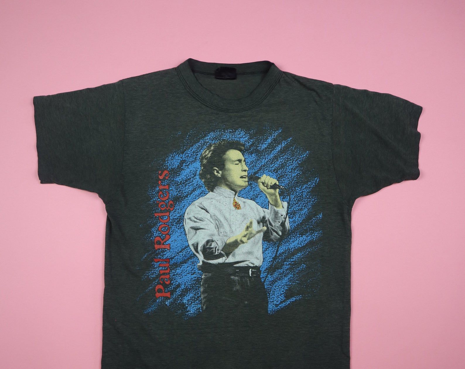 Paul Rodgers The Firm 1980'S Vintage Tshirt