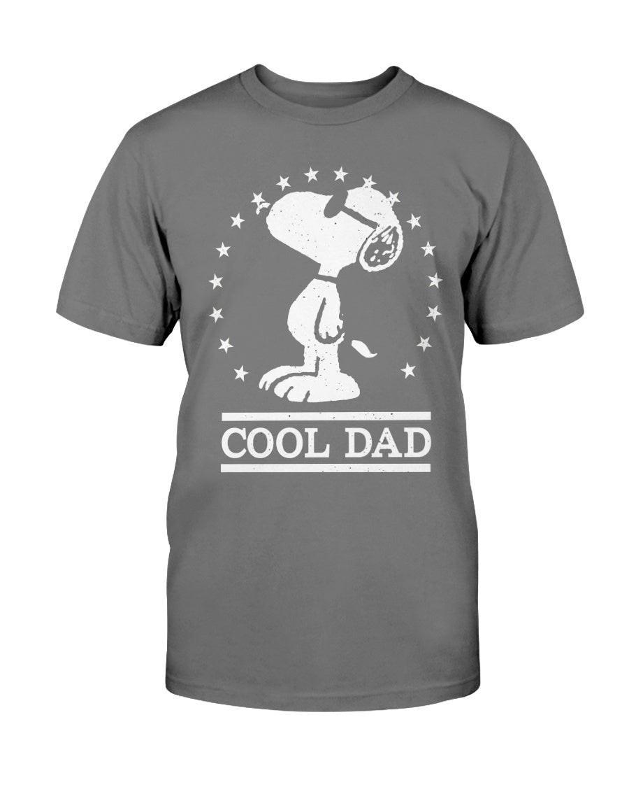 Peanuts Men S Joe Cool Snoopy Cool Dad Distressed Graphic T Shirt 211126