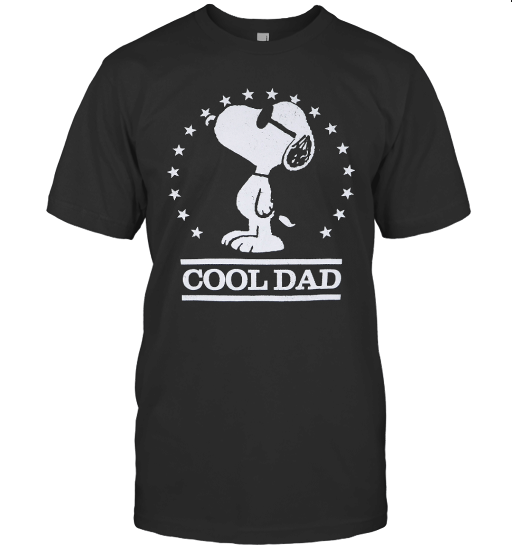 Peanuts Men'S Joe Cool Snoopy Cool Dad Distressed Graphic T Shirt T-Shirt