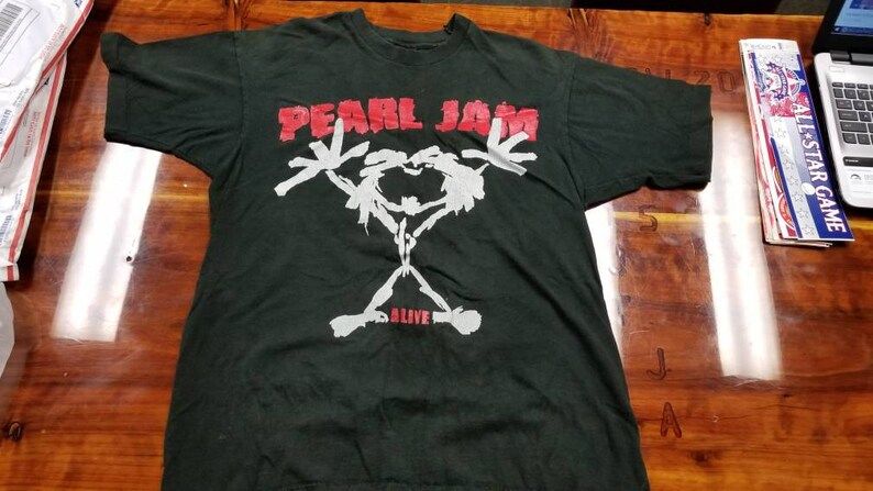 Pearl Jam Shirt Alive Fruit Of The Loom Shirt