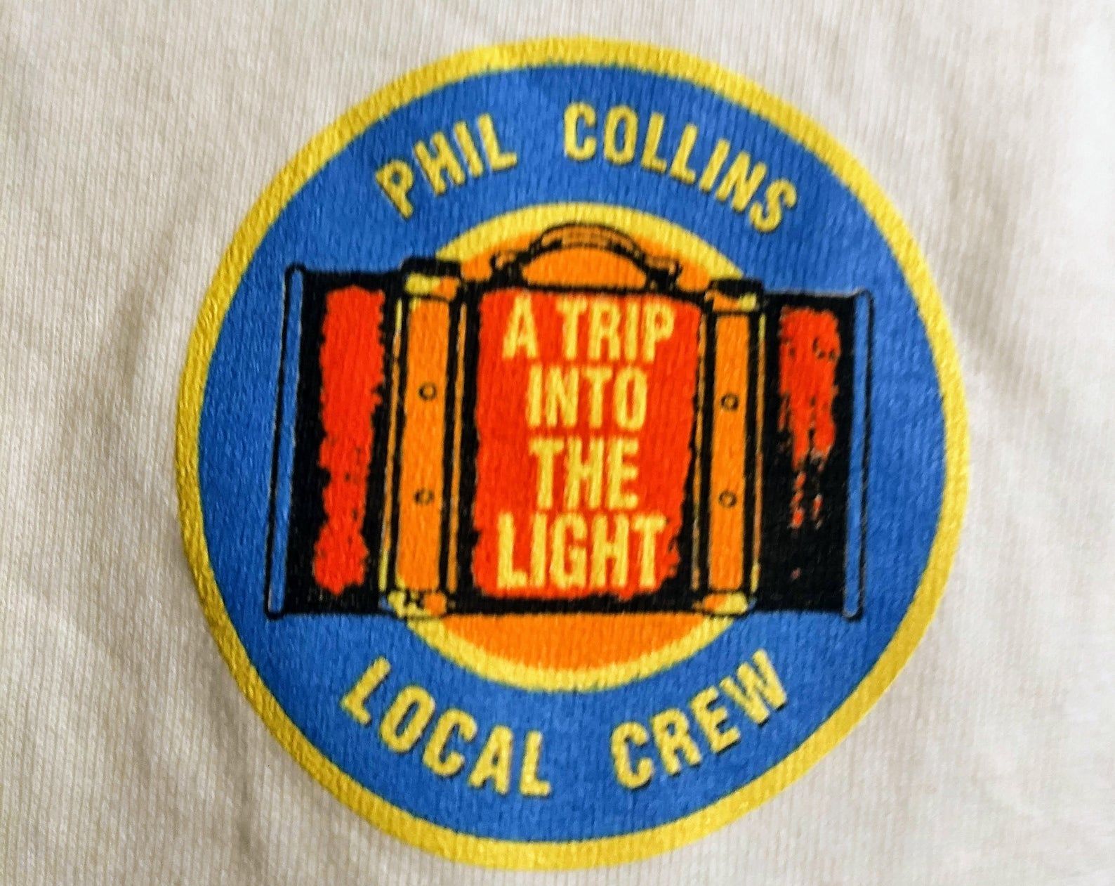 Phil Collins Concert Crew Shirt! Vintage 1997!Phil Collins A Trip Into The Light World Tour! March 8 1997 Buffalo Ny! Out