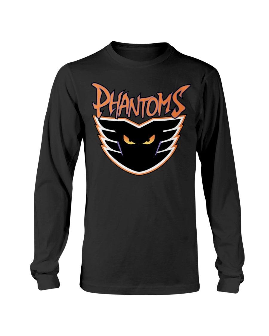 Philadelphia Phantoms T Shirt Vintage 90S Ahl American Hockey League Long Sleeve T Shirt 211216