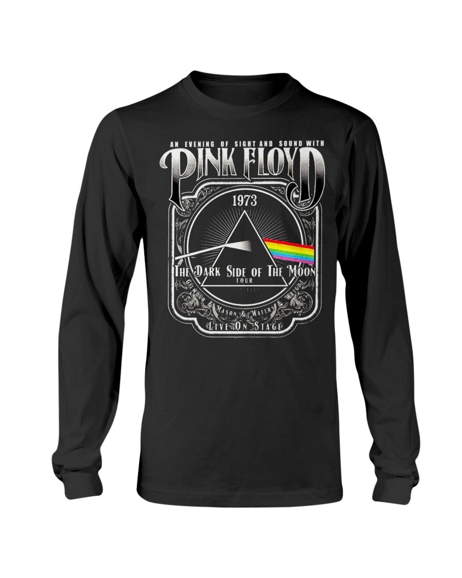 Pink Floyd 1973 Tour Black Adult Classic Long Sleeve T Shirt 211213 pink floyd 1973 tour black adult classic long sleeve t shirt 211213 apwag