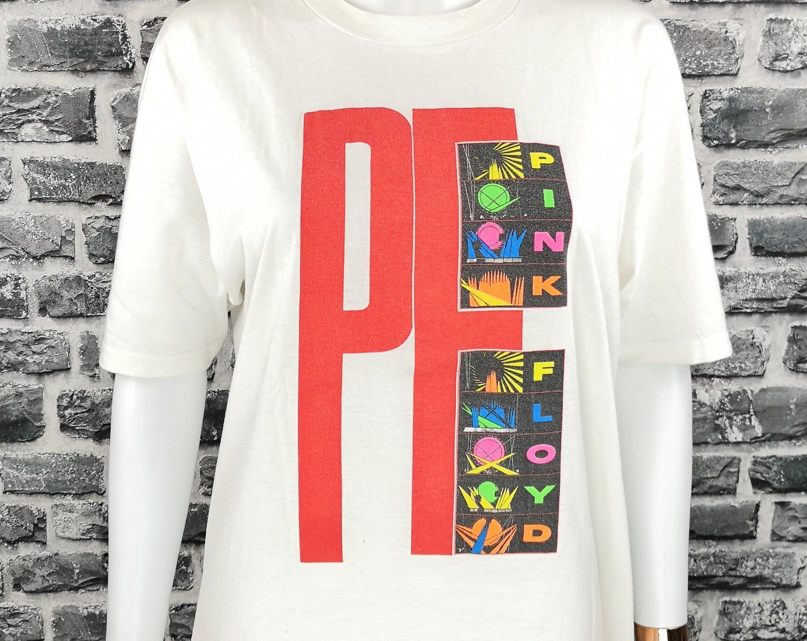 Pink Floyd 1989 Unworn Vintage T-Shirt Europe Tour Tee Rare