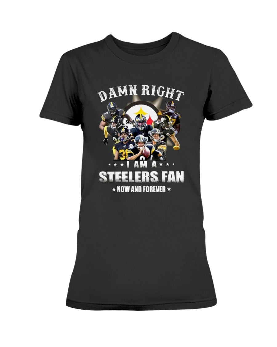 Pittsburgh Steelers Fan Club Ladies T Shirt 211115