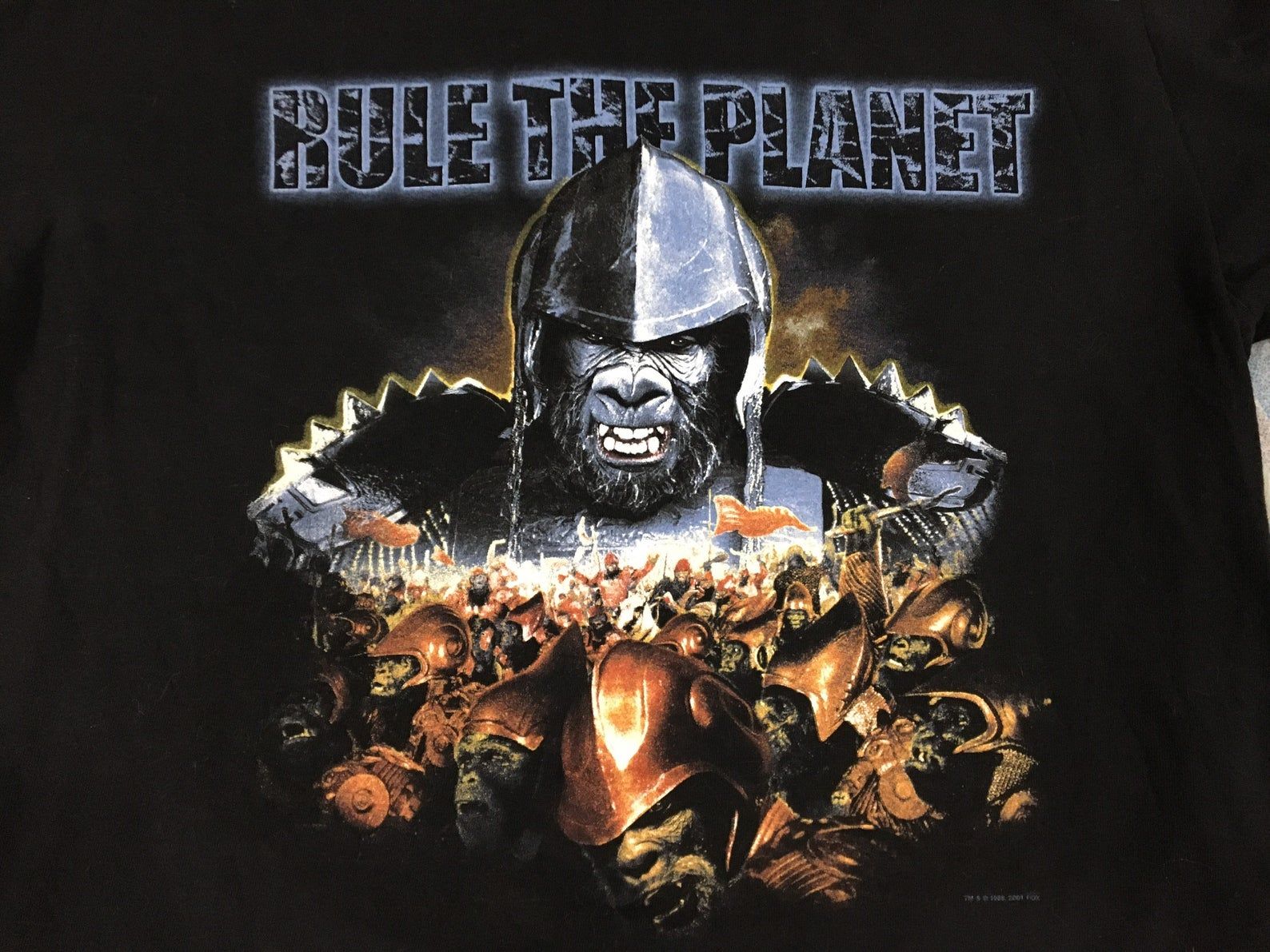 Planet Of The Apes - Rule The Planet - Vintage Movie Promo Shirt Sz L - Sci Fi Nerd Tee 90S 2000S