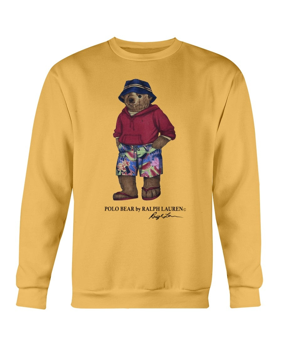 Polo Bear Ralph Lauren Shirt Vintage Designer 90S Fashion Sweatshirt 081721