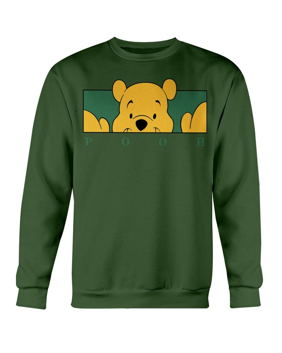Pooh Crewneck Sweatshirt Big Spell Out Logo Sweatshirt 211006