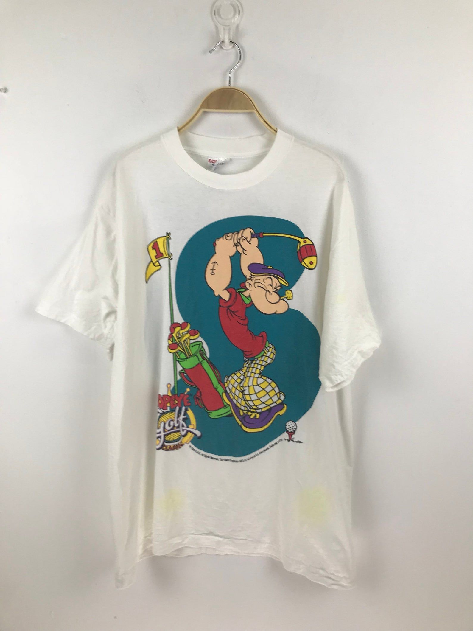 Popeye Golf Classis Shirt Made In Usa